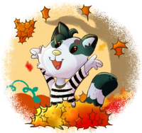 a cute autumn friend